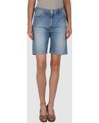 Dondup Denim Bermudas - Lyst