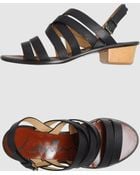 Lanvin Low-heeled Sandals - Lyst