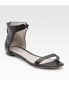 Jason Wu Leather Back-zip Sandal - Lyst