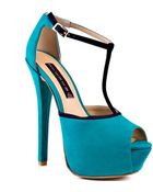 Steven By Steve Madden Angels - Teal - Lyst