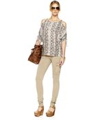 Michael Kors Skinny Cargo Pants - Lyst