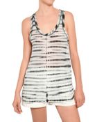 Proenza Schouler Tie Dye Cotton Jersey Tank Top - Lyst