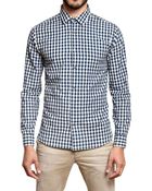 Closed Vichy Cotton Poplin Shirt - Lyst
