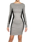Gareth Pugh Stripey Stretch Silk Jersey Dress - Lyst