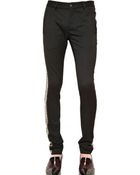 John Galliano Stretch Twill Wool & Pearl Trousers - Lyst