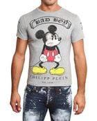 Philipp Plein Mickey Mouse Swarovski Jersey T-shirt - Lyst