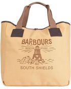 Barbour Beige Beacon Canvas Shopper Bag - Lyst