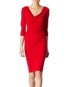 Donna Karan New York Draped Dress - Lyst