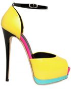 Giuseppe Zanotti 140mm Patent Peep Toe Sandals - Lyst
