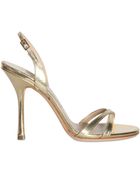 Jimmy Choo 85mm India Mirror Sandals - Lyst