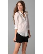 Textile Elizabeth And James Lace Austin Shirt - Lyst