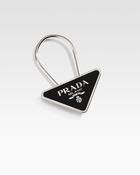 Prada Logo Keychain - Lyst