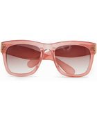 Mango Translucid Frame Sunglasses - Lyst