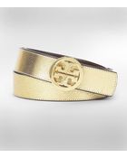 Tory Burch Logo Belt - Lyst