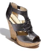Enzo Angiolini Dossil Wedge Sandal - Lyst