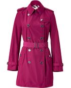 Burberry Brit Short Trench Coat - Lyst