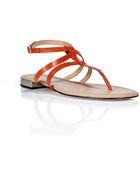 Diane von Furstenberg Tangerine Lizard Print Flats - Lyst