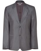 Marc Jacobs Grey Two-button Plaid Jacket - Lyst