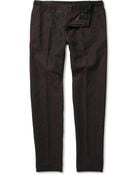 Burberry Prorsum Slim-fit Linen Trousers - Lyst
