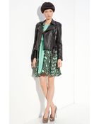 Kelly Wearstler Rio Crop Leather Moto Jacket - Lyst