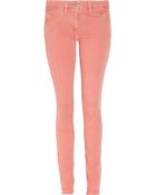 Etoile Isabel Marant Adam Low-Rise Skinny Jeans - Lyst