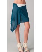 Helmut Lang Twist Skirt - Lyst
