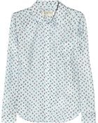 Textile Elizabeth And James Austin Rose-Print Silk Shirt - Lyst