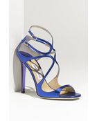 Jimmy Choo Lance Strap Sandal - Lyst