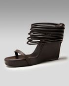 Rick Owens Ringed Wedge Slide - Lyst