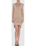 Vionnet Short Dress - Lyst