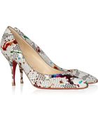 Christian Louboutin 'Piou Piou 85' Python Pumps - Lyst