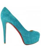 Christian Louboutin 120mm Bianca Suede Pumps - Lyst