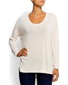 Mango Relaxed-fit Round Jumper - Lyst