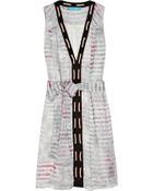 Matthew Williamson Shell-Print Silk-Chiffon Dress - Lyst