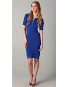 McQ by Alexander McQueen Short Sleeve Zip Dress - Lyst
