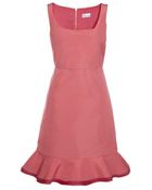 RED Valentino Ruffle Trim Shift Dress - Lyst