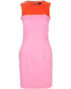 DSquared² Colour Block Dress - Lyst