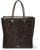 Burberry Prorsum Woven Leather Tote - Lyst