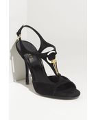 Gucci T-strap Bit Sandal - Lyst