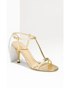 Gucci T-strap Sandal - Lyst