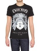 Philipp Plein Bad Boy Swarovski Jersey T-shirt - Lyst