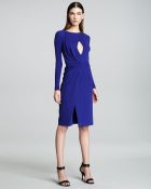 J. Mendel Long-sleeve Jersey Dress - Lyst