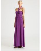 Natori Bandeau Halter Maxi Dress - Lyst