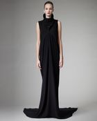 Rick Owens Mock-neck Mermaid Gown - Lyst