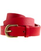 J.Crew Italian Leather Skinny Belt - Lyst