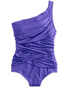 J.Crew Jersey Lomellina® One-shoulder Tank - Lyst