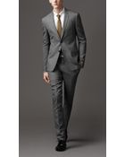 Burberry Wool and Mohair Slim Fit Suit - Lyst