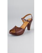 Chie Mihara Xeisa Open Toe Platform Sandals - Lyst