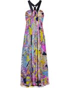 Matthew Williamson Printed silk-chiffon gown - Lyst