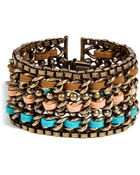 DANNIJO Oxidized Brass Plated Adrian Bracelet - Lyst